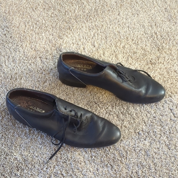 monarca Other - Men's Black Leather Shoes